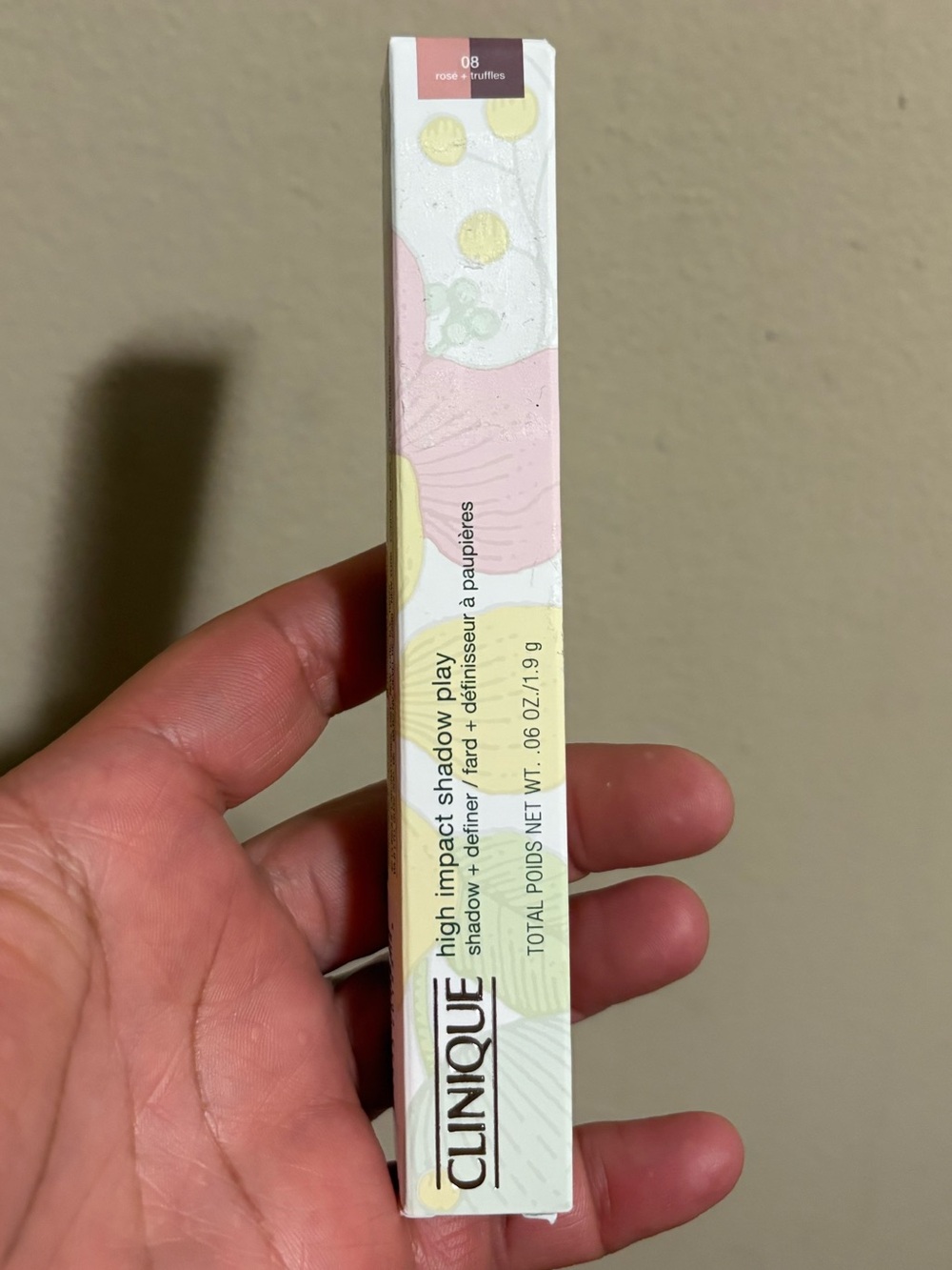 Clinique High Impact Shadow Definer Pencil 08 Rose Truffles Brand New Never Used